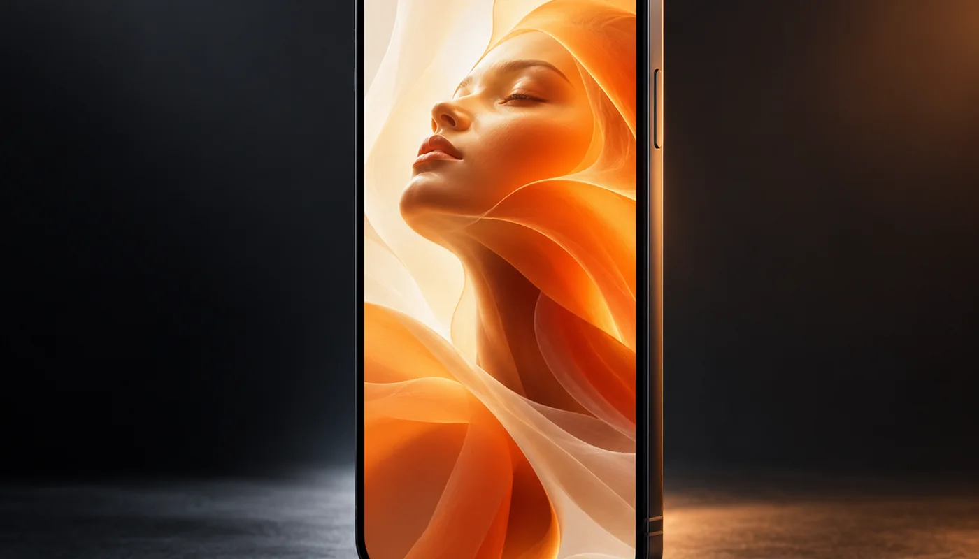 A smartphone showing a premium vertical car jump-style video